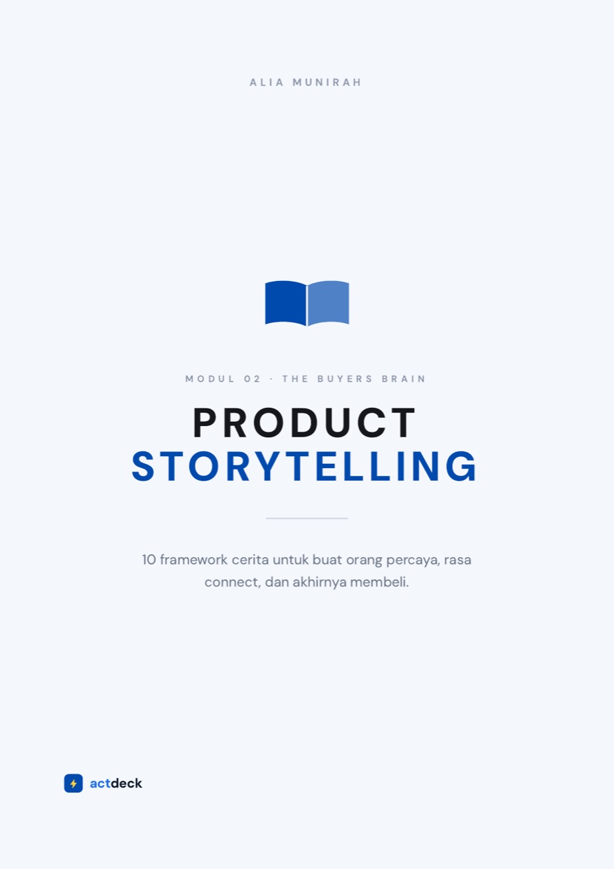 Modul 2 — Product Storytelling